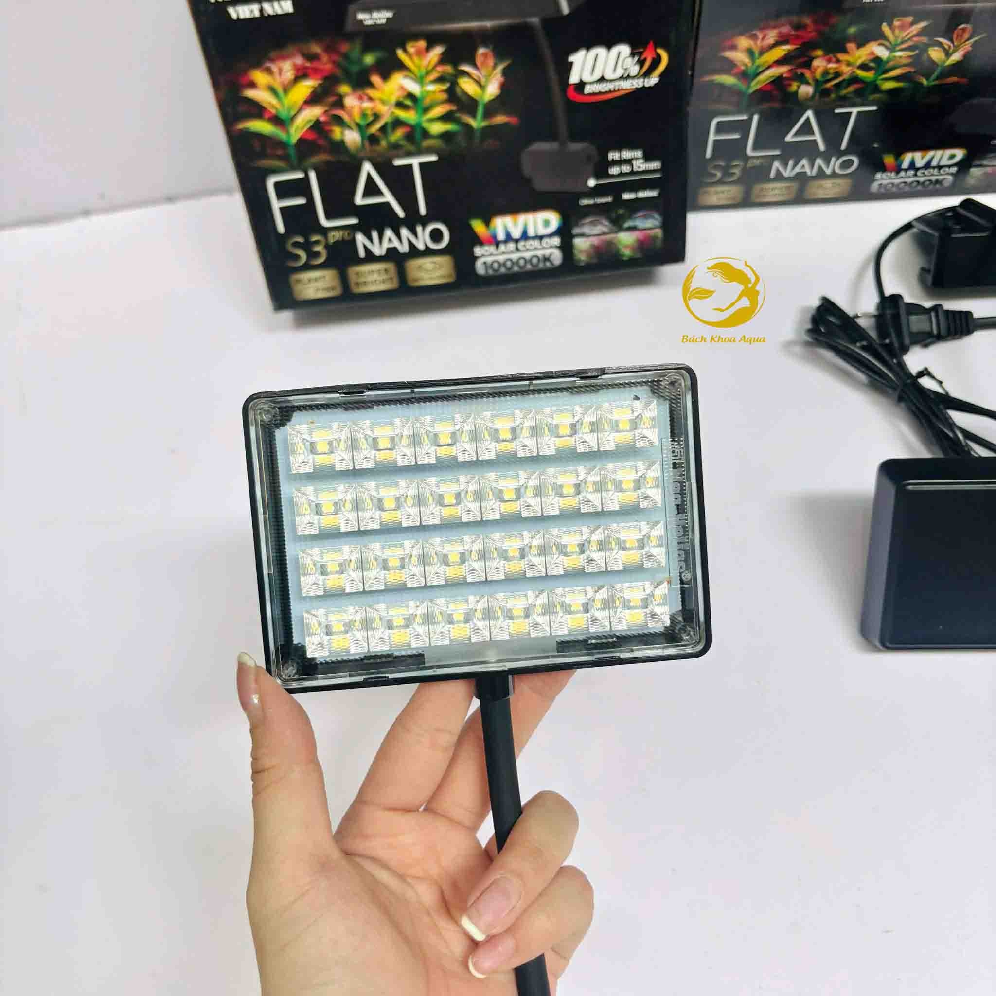 Đèn S3 Plat Nano Pro+ 3in1 thế hệ mới nhất đỏ cá không đỏ nước